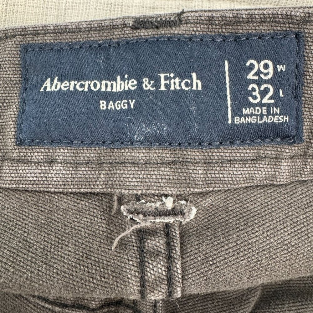 Abercrombie & Fitch Baggy Carpenter Pants Workwear Utility Black Men’s - Picture 11 of 12